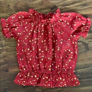 Toddler girls top, Sheer